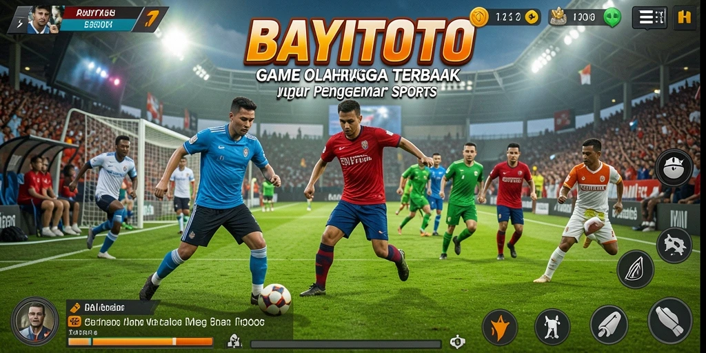 Tangkapan layar gameplay BAYITOTO yang menunjukkan aksi seru di lapangan.