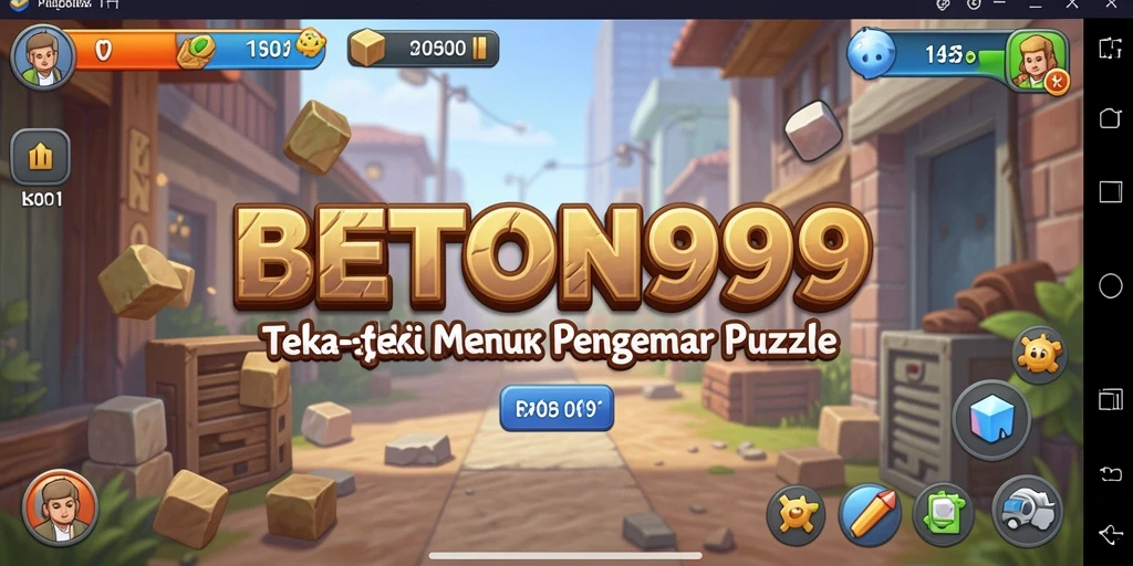 Tampilkan gameplay BETON999 dengan tantangan teka-teki yang seru.