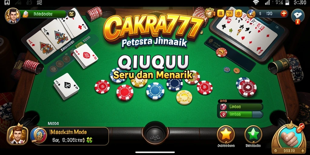 Gameplay QiuQiu yang seru dan menantang di CAKRA777.