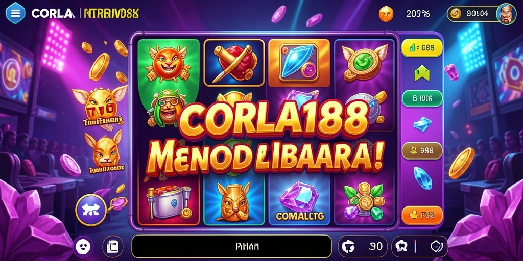 Tampilan menawan dari permainan Slot CORLA188 yang memikat.