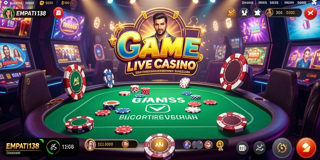 Tampilan gameplay live dari EMPATI138 yang menegangkan dan interaktif.