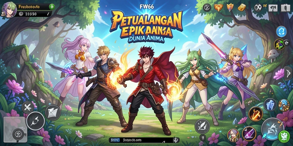 Gameplay seru dengan karakter anime yang memukau.