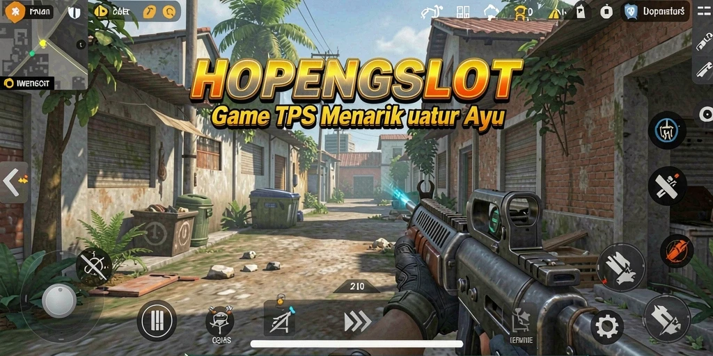 Gameplay seru dalam HOPENGSLOT dengan aksi TPS.
