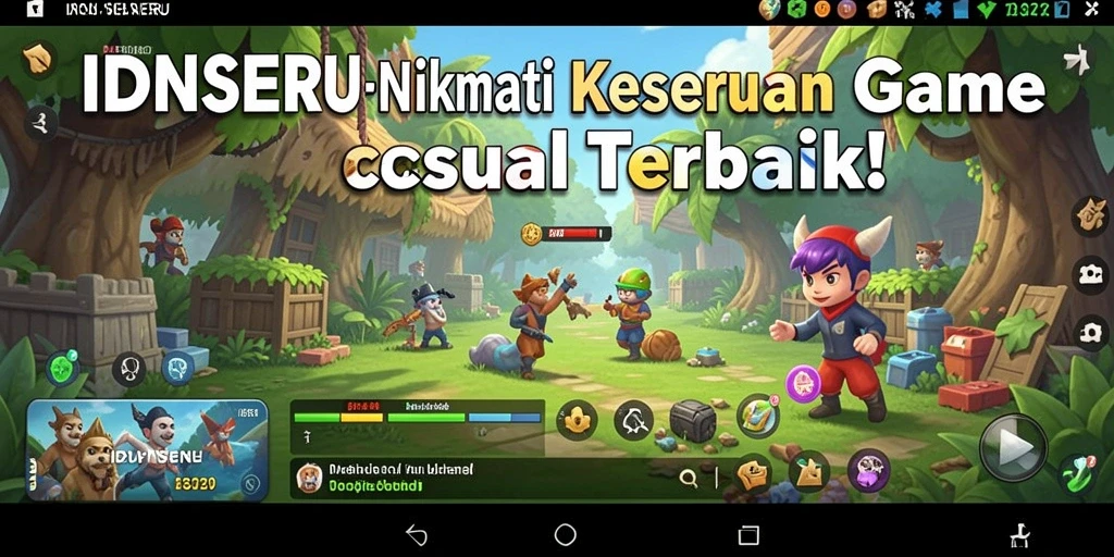 Tampilan menarik dari gameplay IDNSERU yang seru dan menghibur.