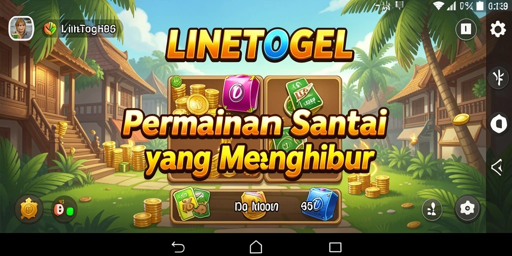 Tangkapan layar gameplay LINETOGEL yang penuh kesenangan.