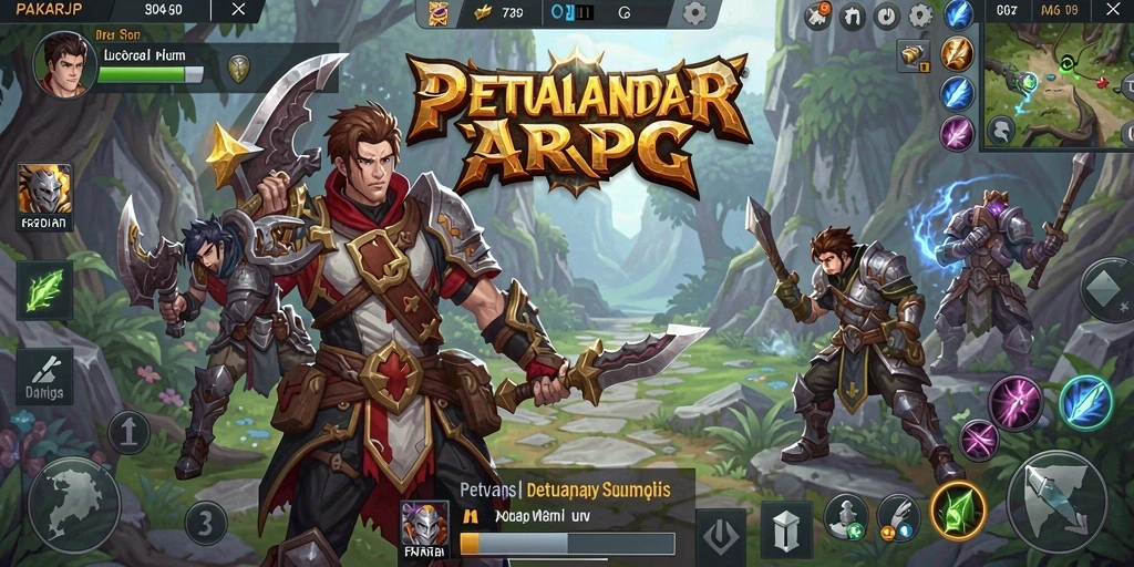 Tampilan gameplay <strong>PAKARJP</strong> yang menakjubkan dengan pertempuran yang mendebarkan.