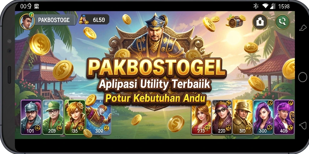Tampilan antarmuka PAKBOSTOGEL yang intuitif dan modern.