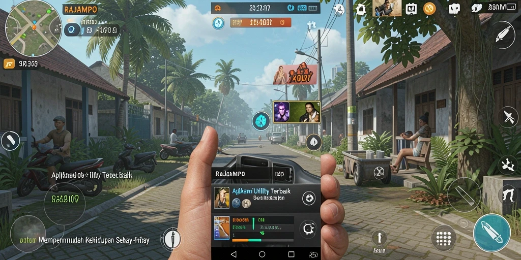 Tampilan antarmuka RAJAMPO yang modern dan fungsional.