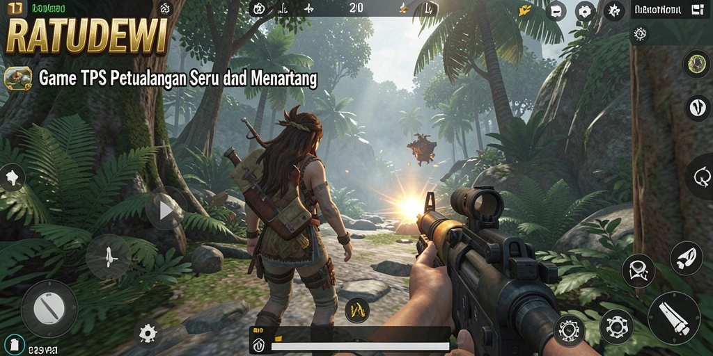 Screenshot gameplay RATUDEWI menampilkan aksi seru dan grafis memukau.