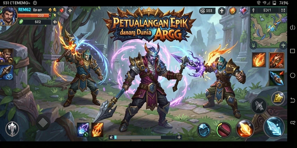 Tampilan gameplay aksi di REMI62 yang menegangkan.