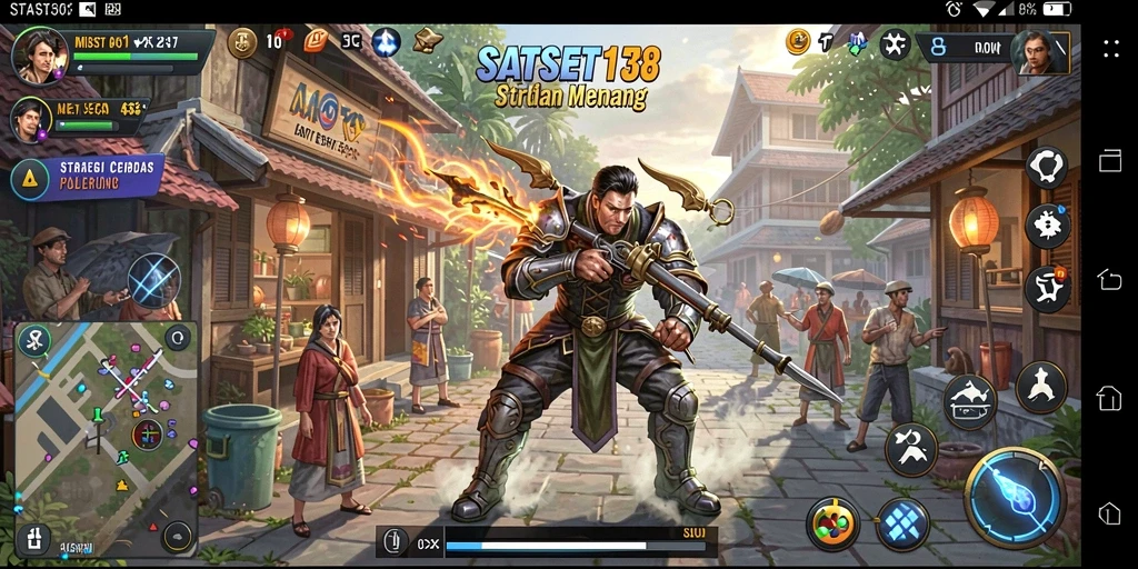 Tampilan gameplay menegangkan dari SATSET138 dengan berbagai pilihan strategi.