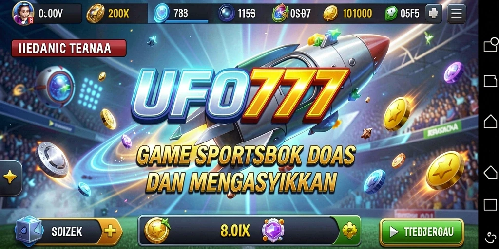Tampilan menarik dari gameplay Sportsbook UFO777 saat memasang taruhan.