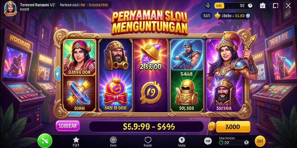 Screenshot utama V21 menampilkan gameplay menarik Slot dengan visual memukau.
