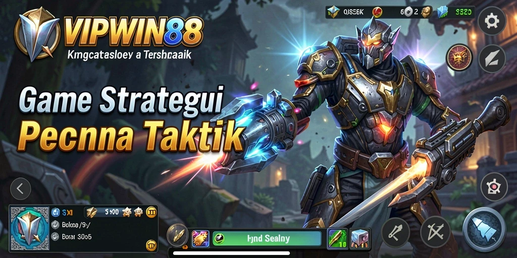 Tampilan gameplay <strong>VIPWIN88</strong> yang mendebarkan dengan pertempuran strategi.