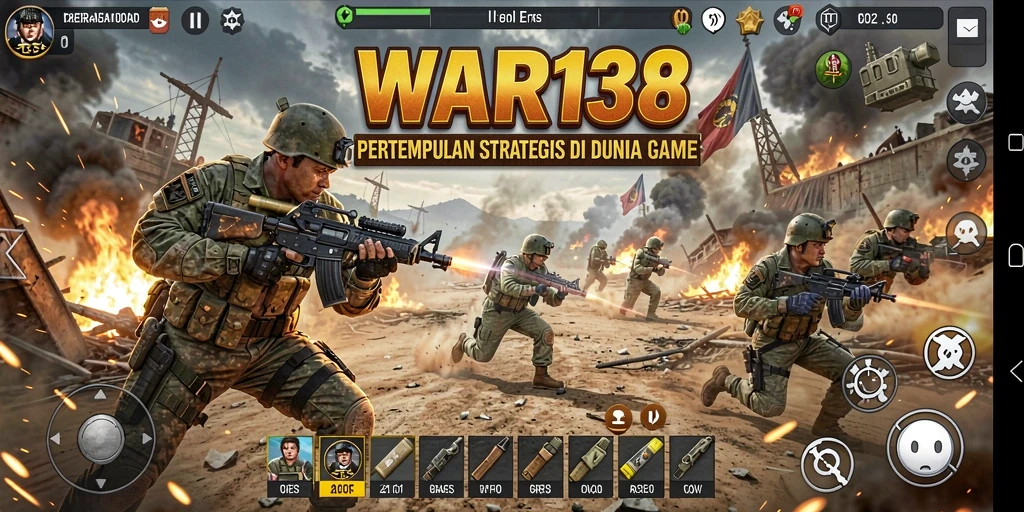 Tampilan gameplay dinamis dan strategis dalam WAR138.